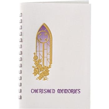 Image for Cherished Memories Register Book, 15-Ring Plastic Binder from HD Supply