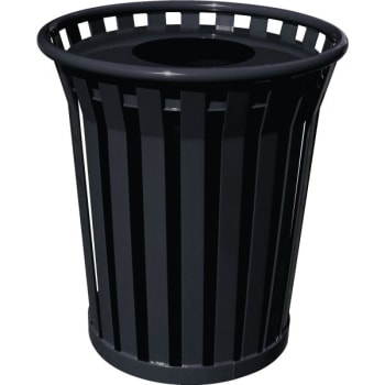 Image for Witt 36 Gallon Wydman Collection Trash Receptacle (Black) from HD Supply