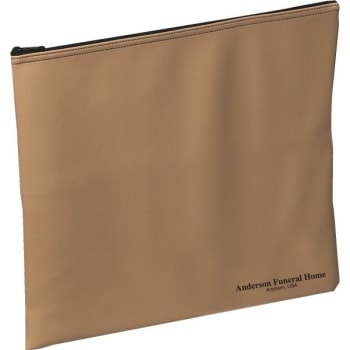 Image for Custom Zipper Top Portfolio Case, Tan, 13 x 10" from HD Supply