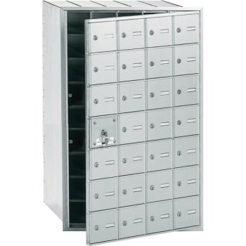 Image for Salsbury Industries® Horizontal Mailbox, 28 Doors, Aluminum Finish from HD Supply