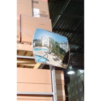 See All Industries 26 x 16 in Outdoor Acrylic Convex Mirror