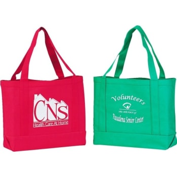 Image for Custom Canvas Carry All Bag, Solid Color Bag with 1 Color Imprint, 19x12x4-1/2" from HD Supply