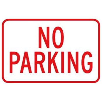 Image for "NO PARKING" Sign, Reflective, 18 x 12" from HD Supply