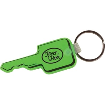 Image for Soft Plastic Key Tag, Key Shape With Imprint On Both Sides from HD Supply