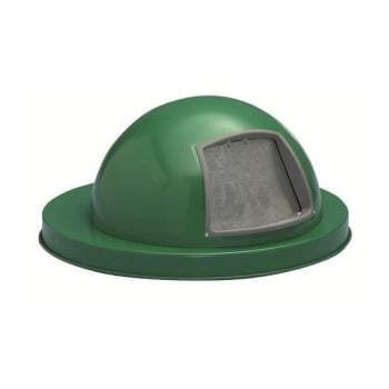 Image for Witt 48 G. Dome Top Trash Can Lid (Green) from HD Supply