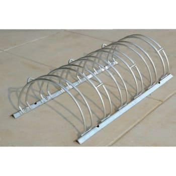 Arched Bicycle Rack, Double Sided, 6 Bike Capacity