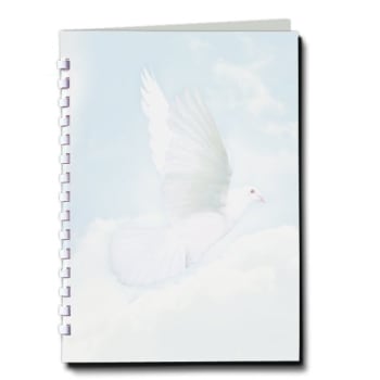 Image for Wings of Hope Register Book, 15-Ring Plastic Binder from HD Supply