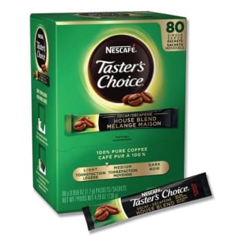Image for Nescafe® Taster's Choice Stick Pack, Decaf, 0.06oz, 80/box, Package Of 480 from HD Supply