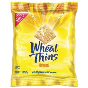 Image for Nabisco® Wheat Thins Crackers, Original, 1.75 Oz Bag, Package Of 72 from HD Supply