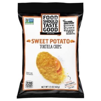 Image for Food Should Taste Good® 1.5 Oz. Sweet Potato Tortilla Chips (24-Pack) from HD Supply