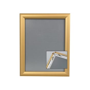Image for Snap Frame, Wall Mount Gold, 8-1/2 X 11" from HD Supply