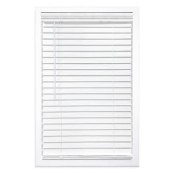 Image for St. Charles 21.5 X 48" White 2" Cordless Faux Wood Horizontal Blind from HD Supply