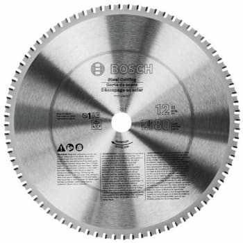 Image for Bosch 12 Inch. 80 Tooth Edge Circular Saw Blade For Ferrous Metal Cutting from HD Supply
