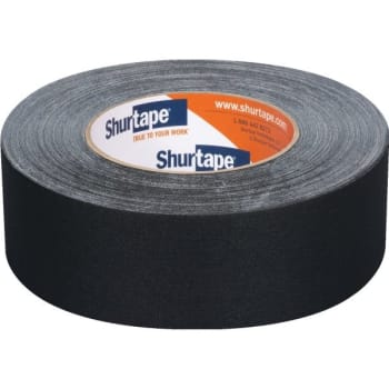 Image for Shurtape P- 628 Professional Grade, Coated Gaffer's Tape - Black - 48mm X 50m from HD Supply