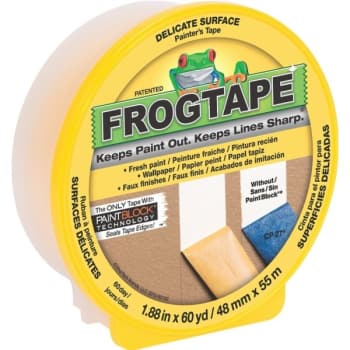 FrogTape CF 160 Painter's Tape Delicate Surface - Yellow - 48mm x 55m - 1 Roll