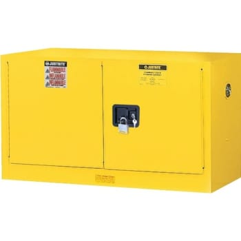 Justrite® 17 Gallon Wall Mount Sure-Grip EX Flammable Safety Cabinet