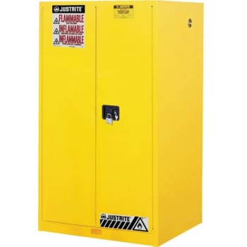 Justrite® 60 Gallon Sure-Grip EX Flammable Safety Cabinet-Manual Closing