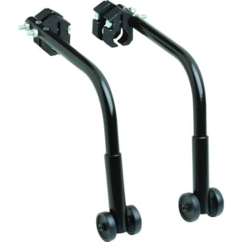 Rear Anti-Tippers Clamp-Style With Rollers, Package Of 2
