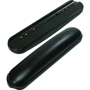 Image for Replacement Armrest - Padded Vinyl Black Desk Package of 2 from HD Supply