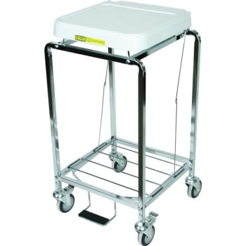 Image for R&B Wire® Tubular Hamper With Foot Pedal Single from HD Supply
