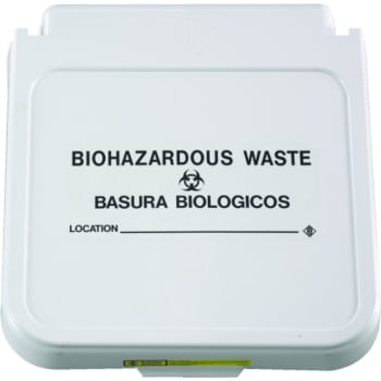 Image for R&B Wire® Hamper Label Biohazardous Waste Package Of 5 from HD Supply