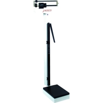 Detecto® Classic Physician Eye-Level Beam Scale With Handpost, 400 Lb Capacity
