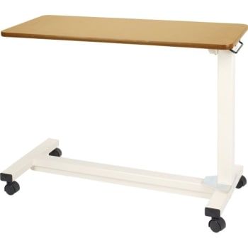 Image for Drive™ Bariatric Overbed Table, H Base,  30"- 45"H Opal Frame, Solar Oak from HD Supply
