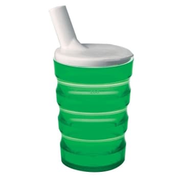 Image for Maddak Sure Grip Cup With Lid, Green from HD Supply