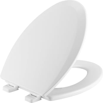 Image for Bemis® Wood Elongated Toilet Seat (White) (6-Pack) from HD Supply
