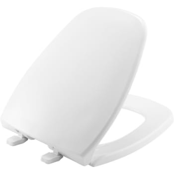 Bemis® Top-Tite® Round Closed Front Plastic Toilet Seat (White) (6-Pack)