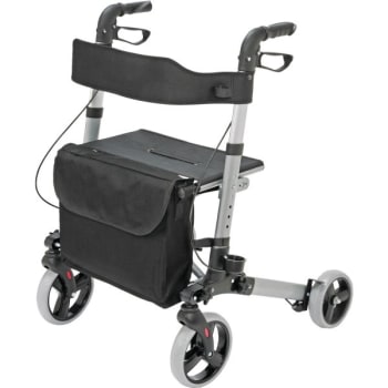 Image for HealthSmart Gateway Rollator Titanium from HD Supply