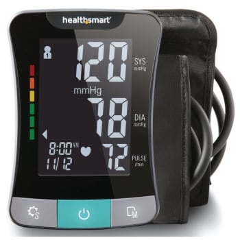 Image for Healthsmart Premium Talking Digital Arm Blood Pressure Monitor With Standard And Large Cuffs from HD Supply