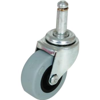 Image for Shepherd 2" Gray Non-Marking Rubber Swivel Caster- Friction Ring Stem from HD Supply