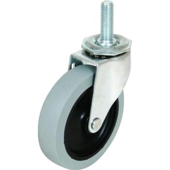 Image for Shepherd 1/2 X 1-1/2 In Threaded Stem Gray Non-Marking Rubber Swivel Caster from HD Supply