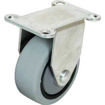 Image for Shepherd 3" Gray Rubber Rigid Caster from HD Supply