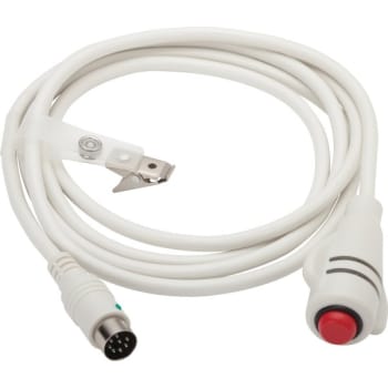 Duracall Nurse Call Cord - Jeron 8-Pin Din Plug W/security Loop Resistor - 7'
