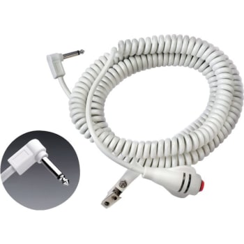 Image for Nurse Call Cord Duracall 1/4" Phono Plug 16' Coiled Cord from HD Supply