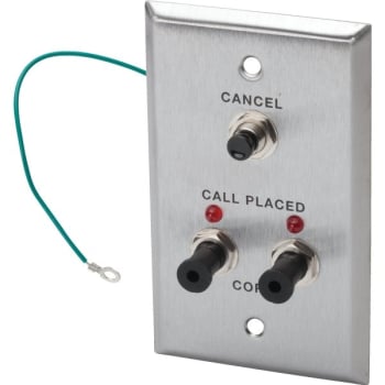 Nurse Call Station Cornell B-122 Replacement Double 1/4" Phono Jack
