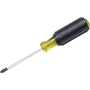Image for Klein Tools® #2 Phillips Screwdriver, 4" Round Shaft, Cushion-grip Handle from HD Supply