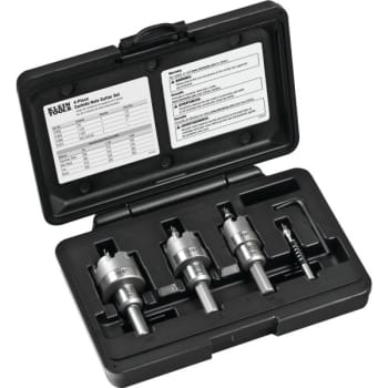 Image for Klein Tools® 4-Piece Carbide Hole Cutter Set from HD Supply