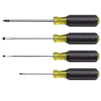 Image for Klein Tools® 4-Piece Mini Cushion-Grip Screwdriver Set from HD Supply