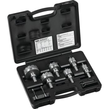 Image for Klein Tools® 8-Piece Master Electrician's Hole Cutter Kit from HD Supply