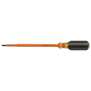 Image for Klein Tools® Insulated 3/16'' Cabinet-Tip Screwdriver from HD Supply