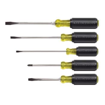 Image for Klein Tools® 5-Piece Cushion-Grip Screwdriver Set from HD Supply