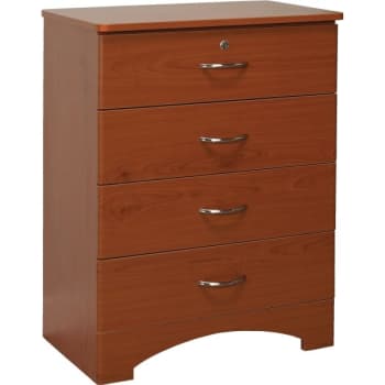 Image for Drive™ Oslo 4-Drawer Chest, Nickel Hardware, 37" x 29" x 18", Cherry from HD Supply