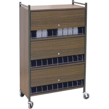 Image for Omnimed Omnicart Chart Rack In Beige Holds 30 Binders Locking Panel 3 x 10" from HD Supply