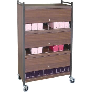 Image for Omnimed Omnicart Chart Rack In Beige Holds 24 Binders Locking Panel 3 x 8" from HD Supply