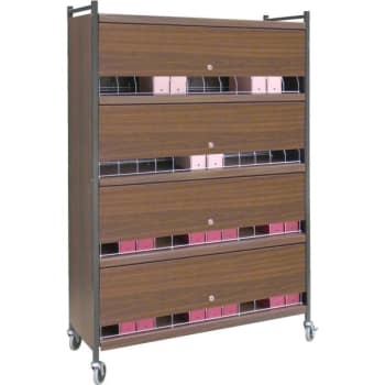 Image for Omnimed Omnicart Locking Chart Rack In Beige Holds 48 Binders Panel 4x12" from HD Supply