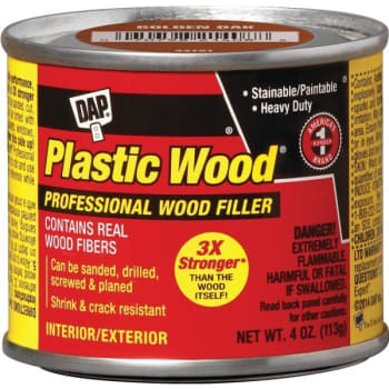 Image for Dap 4 Oz Golden Oak Plastic Wood Solvent Wood Filler Package Of 12 from HD Supply