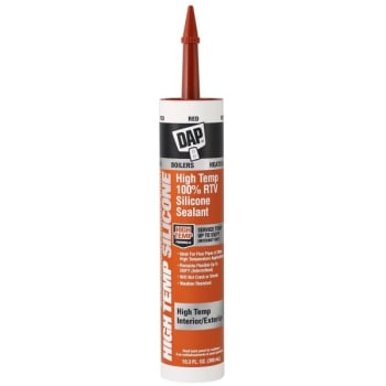 Image for Dap Hi-Temp 10 Oz Red Rtv Silicone Sealant (12-Count) from HD Supply